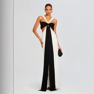 sans faff bristol bow evening dress Avery Mini Bow Dress Black / M main image 0